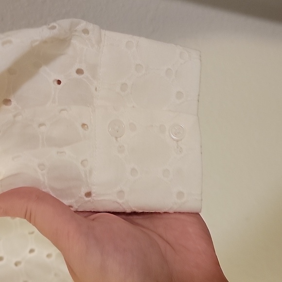 NWT Alfani Cream Blouse - Picture 3 of 5